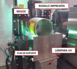 Figura 4. Módulo de nanoimpresión mediante luz ultravioleta (R2R UV-NIL)